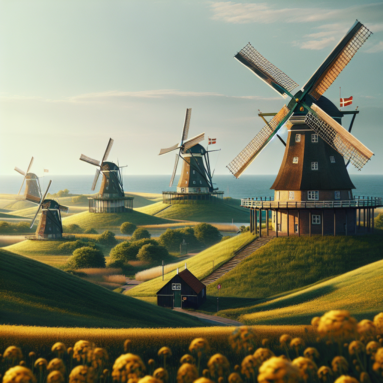 Historic Windmills in Denmark